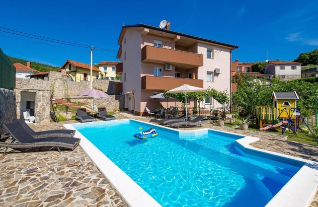 Nice Home In Matulji With 3 Bedrooms, Outdoor Swimming Pool And Heated Swimming Pool