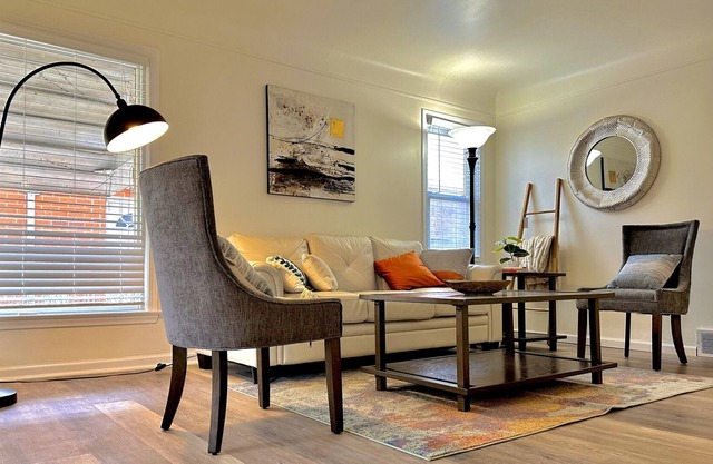 Nice home on quiet street lots of parking and huge basement