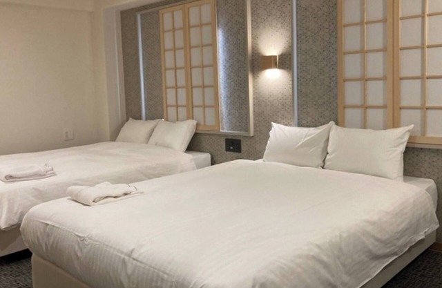 Nonsmoking Deluxe Twin 2 people Breakfast included buffet style / Okawa Fukuoka