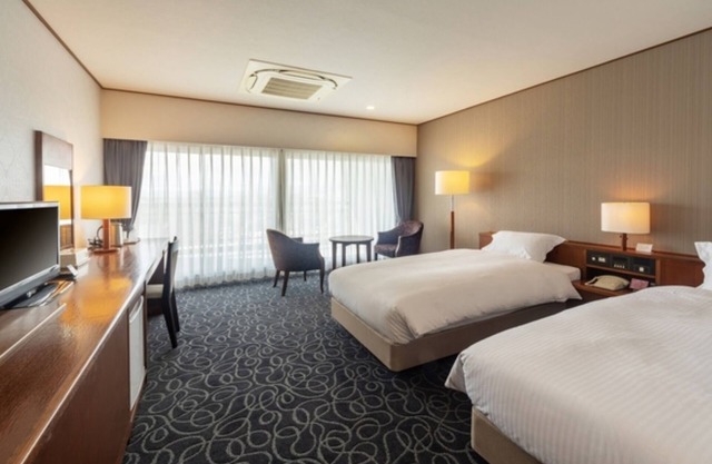 Nonsmoking Moderate twin Room without meals / Kurume Fukuoka