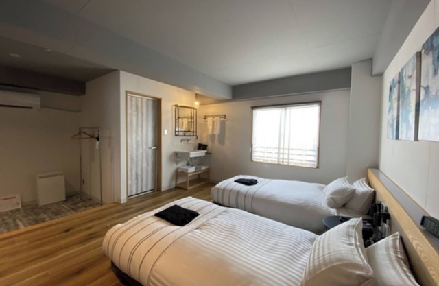 NonsmokingdeTOUR Superior Twin Room with unit / Fukuyama Hiroshima