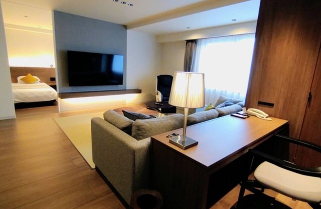 NonsmokingJapaneseWestern living twin room bre / Rishirigun Hokkaidō