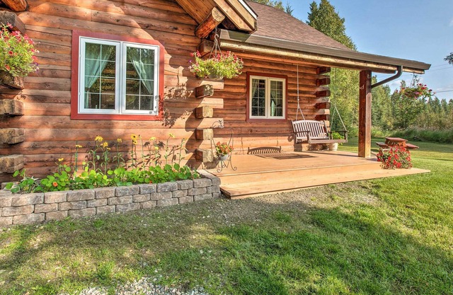 ¡NUEVO! Cabaña de madera del Polo Norte con vistas de la aurora boreal!
