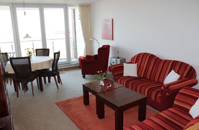 North Sea view apartment 6-83m² in the Grimmershörnbucht, near Alte Liebe