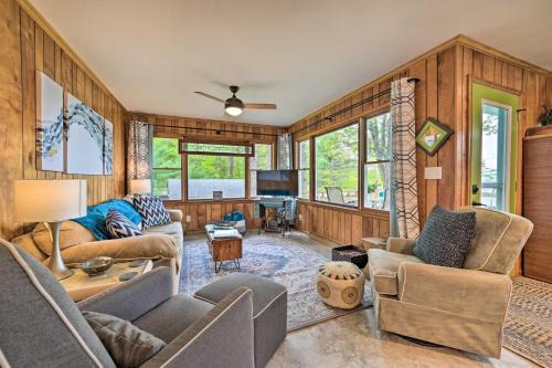 Northern Nights Beachfront Cottage in Kalkaska
