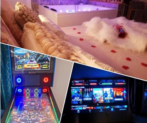 Nuit Romantique, Spa, Champagne, Cinéma, Flipper - Escapade Veyloise