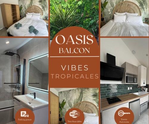 Oasis Balcon Vibes Tropicales Arena Parc Expo Clim