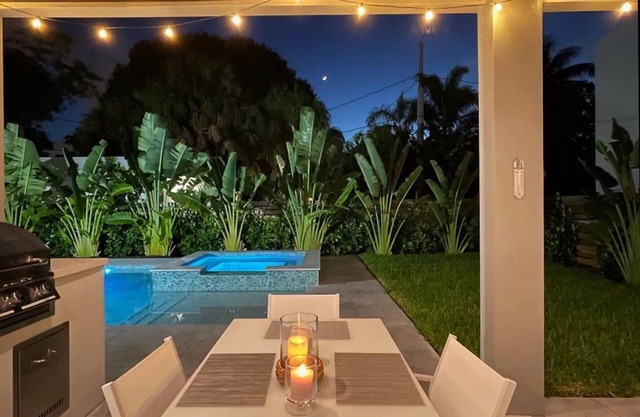 NEW! Private Designer Retreat With Free Heated Pool and Spa!