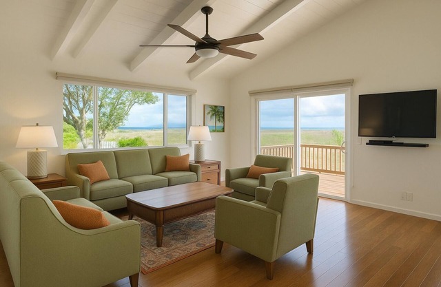 Casa con vista al mar y aire acondicionado central - Walk To Downtown Paia and Beaches
