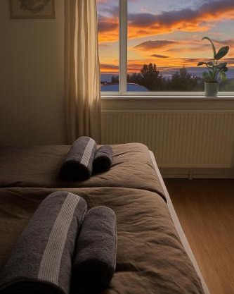 Ocean view room in urban center