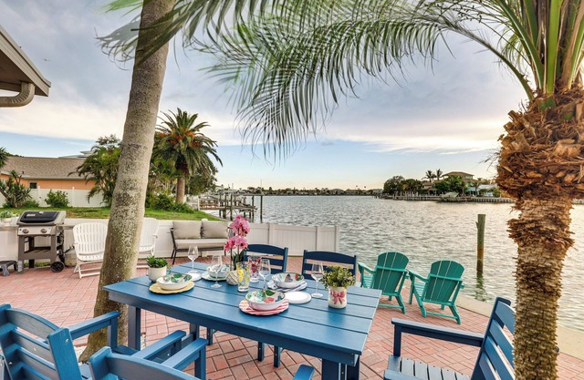 Boat Dock & Bay Views: Indian Rocks Beach Retreat!