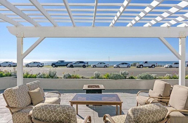 Ocean Views, Across The Street From Beach, Private Patio