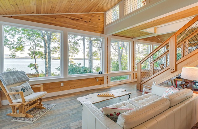 Oceanfront Frenchman Bay Home: Stunning View!