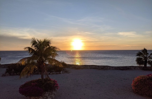Oceanfront property with gorgeous sunset views