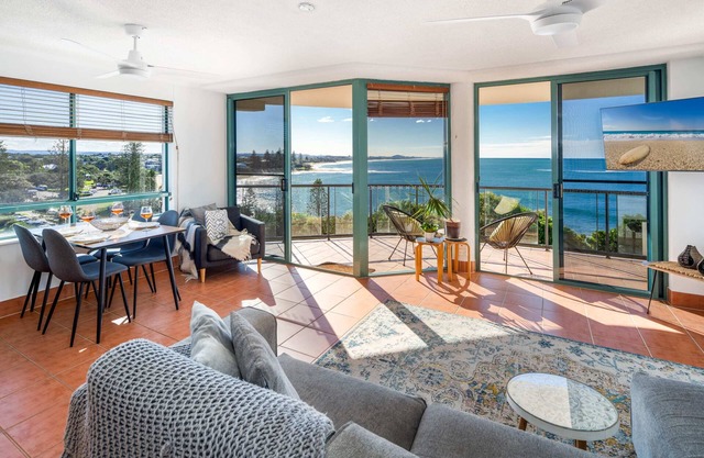 🥂 Waterfront Moffat Beach🥂 Terraza privada en la azotea