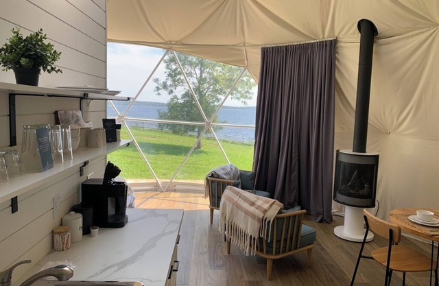 Oceanside Glamping Dome near Lunenburg