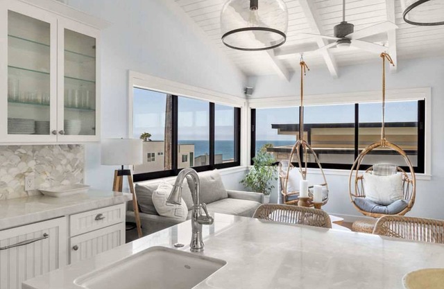 Oceanview 2,200 SF Home | Steps to Beach | Gym