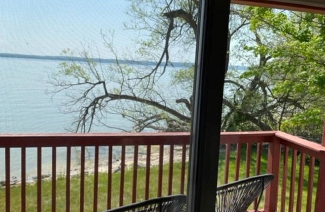 Old Mission Peninsula waterfront home with private beach