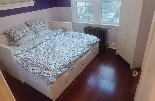 Older 3 bedroom home, fully furnished, two minutes to Marine gateway skytrain