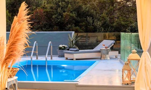 Olivengrüne Villa Mit Privatem Beheiztem Pool