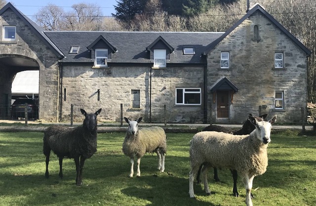 On a private hill farm estate. Set in stunning scenery close to the coast.