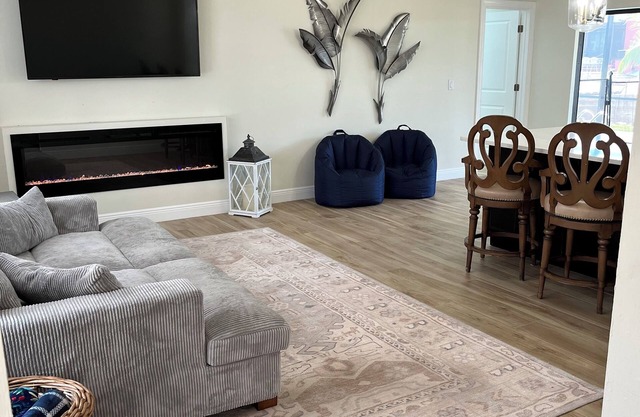 On canal, boat friendly, and heated saltwater pool.
