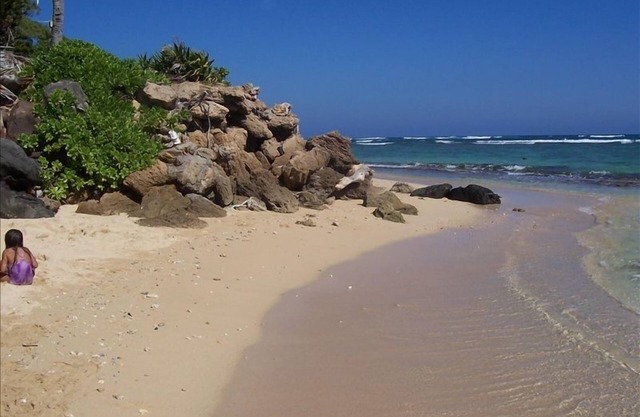 **** Justo en la playa / amigable para los niños / AC. Vistas de la tarjeta postal