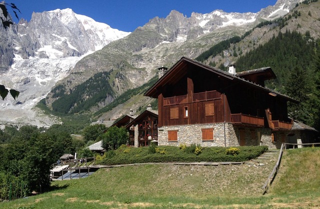 En los pies del Mont Blanc