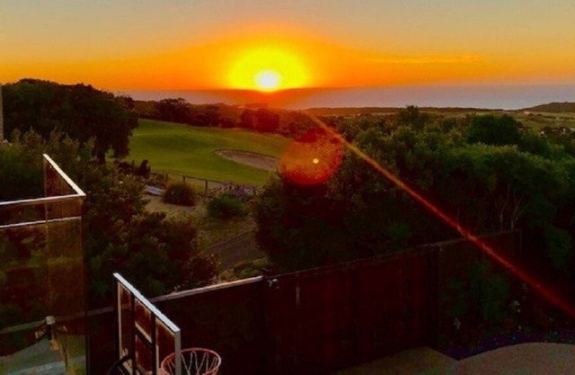 On the RACV golf course with spectacular ocean views
