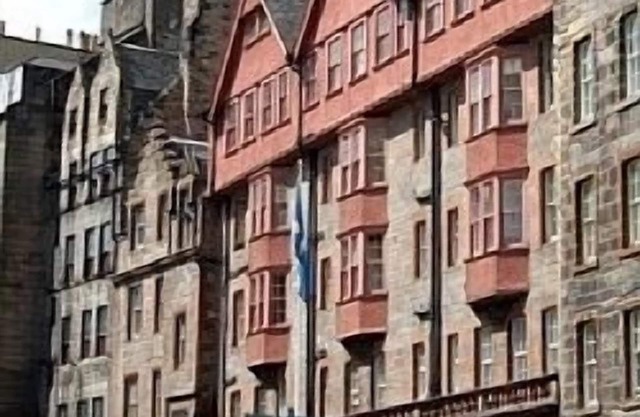 En la Royal Mile, Lawnmarket, Old Town, Edimburgo