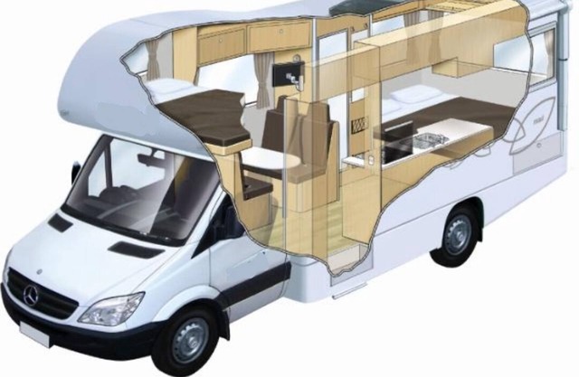 On venue MotoGP Accommodation in a luxury motorhome. kid-friendly