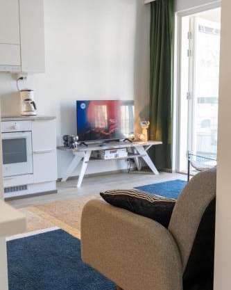 One bedroom apartment with parking and sauna