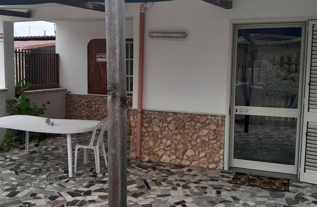 One hundred meters from the sea