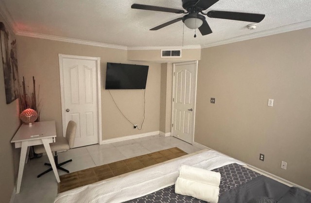One room master bedroom with own Private lock