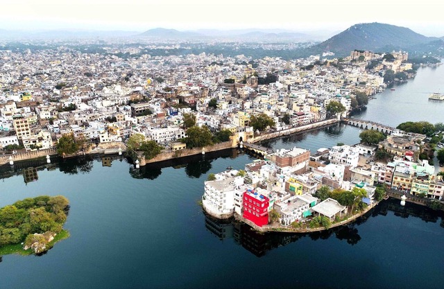 oolala-tu casa del lago en el centro de Udaipur (Green Room)