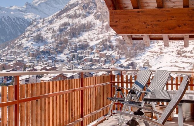 Loft de planta abierta de 3 dormitorios con impresionantes vistas de The Matterhorn.