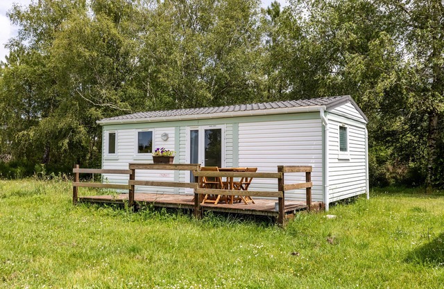 Hostelería al aire libre, relax en el Lago de Isachris en Queyrac, Médoc - Mobilhome 4