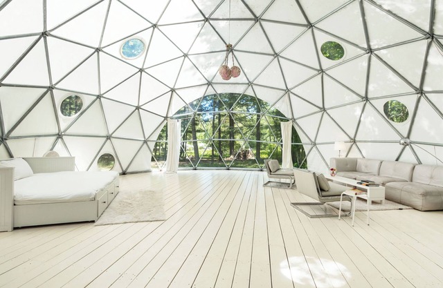 Outlier Inn Large Dome on Farm Upstate Catskills