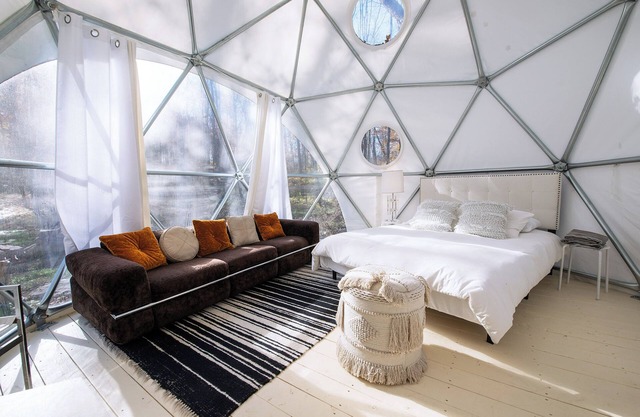 Outlier Inn Small Dome on Farm Upstate Catskills