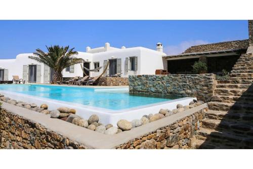Outstanding Mykonos Villa - 7 Bed - Villa Bellacqua - Stunning Aegean Sea Views - Agios Stefanos