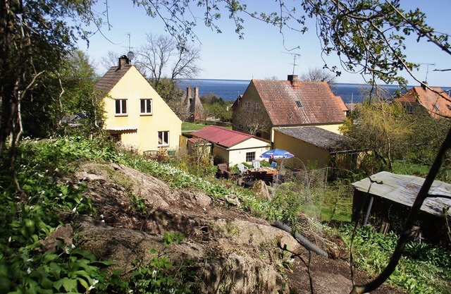 Pasaremos la noche en el Folkemeetet en Bornholm.