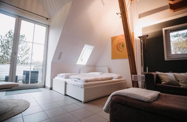 Own maisonette in idyllic location with balcony + free parking