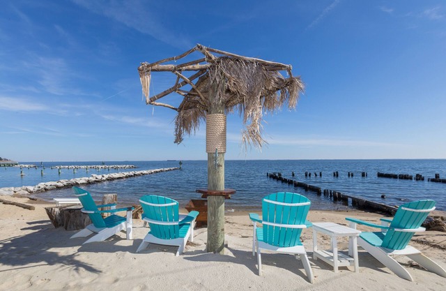 Oyster Harbor Waterfront Vacation Home -- Private Dock and Backyard
