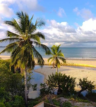Pé na areia