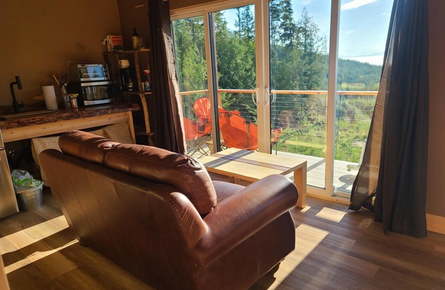 Pacific Ocean View Cabin on 422 Acres Eco Reserve near Shirley and Jordan River