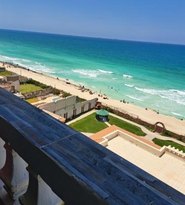 Panorama Apartment with a charming sea view near Alexandria and Burg ElArab Airport with Free Wifi شقة باطلالة ساحرة على البحر اول الساحل الشمالي واي فاي مجاني迷人海景公寓 免费无线网络
