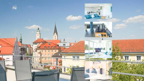 Panorama Stadtblick Penthouse 105qm Maisonette Oldtown