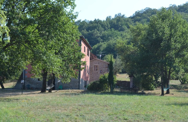 casa panorámica en el campo de Toscana La Piazzetta piano planta
