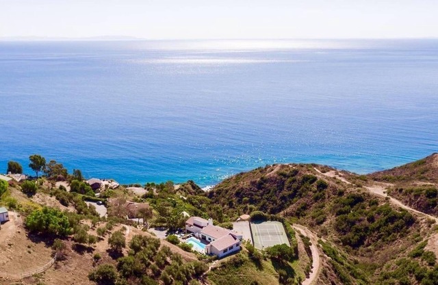 Vista panorámica al mar, Big Rock Mesa Spanish 7 hab Villa Malibu (2 edificios)