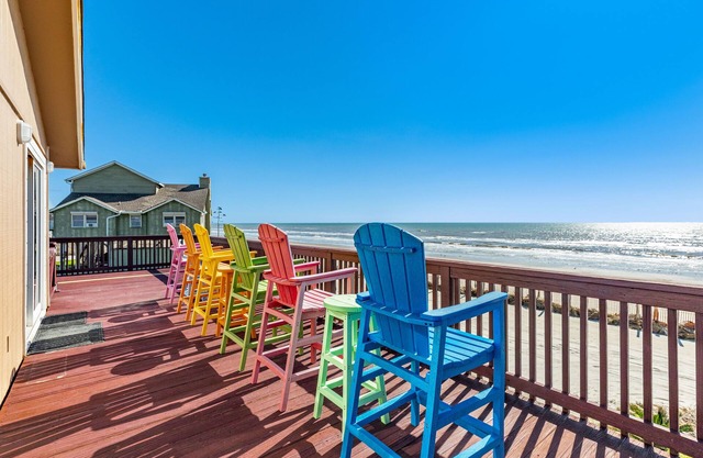 Panoramic View Beachfront Home - Easy Beach Access, Outside Shower, Dog Friendly